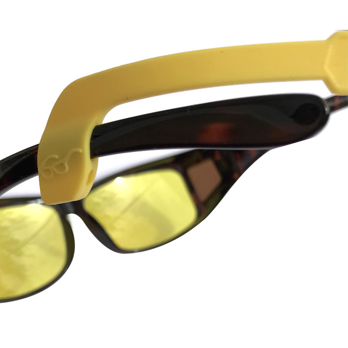 Réf 705 Cordon sport silicone - Clip solaire pour lunettes de vue